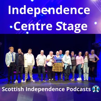 Independence Centre Stage. Scottish Independence Podcasts. Jasmine Lindemann