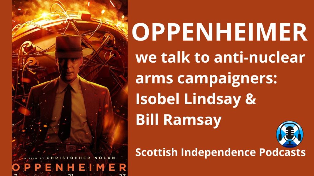 Oppenheimer. We discuss the complex moral issues raised by the film, back then and still now.