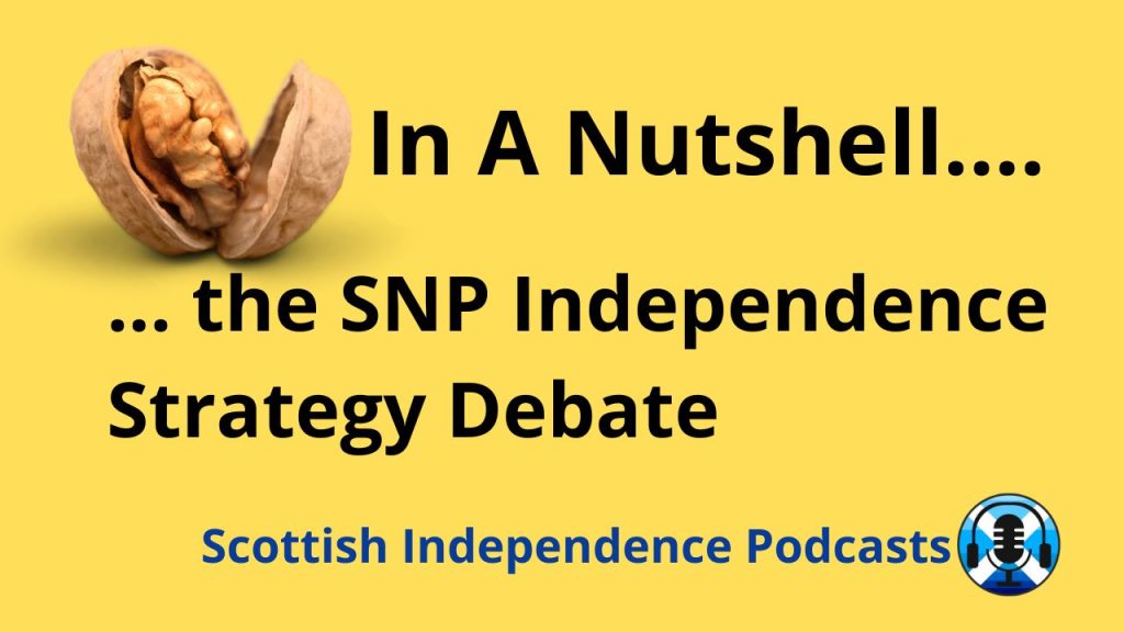 SNP Independence Strategy Debate. Scottish Independence Podcasts