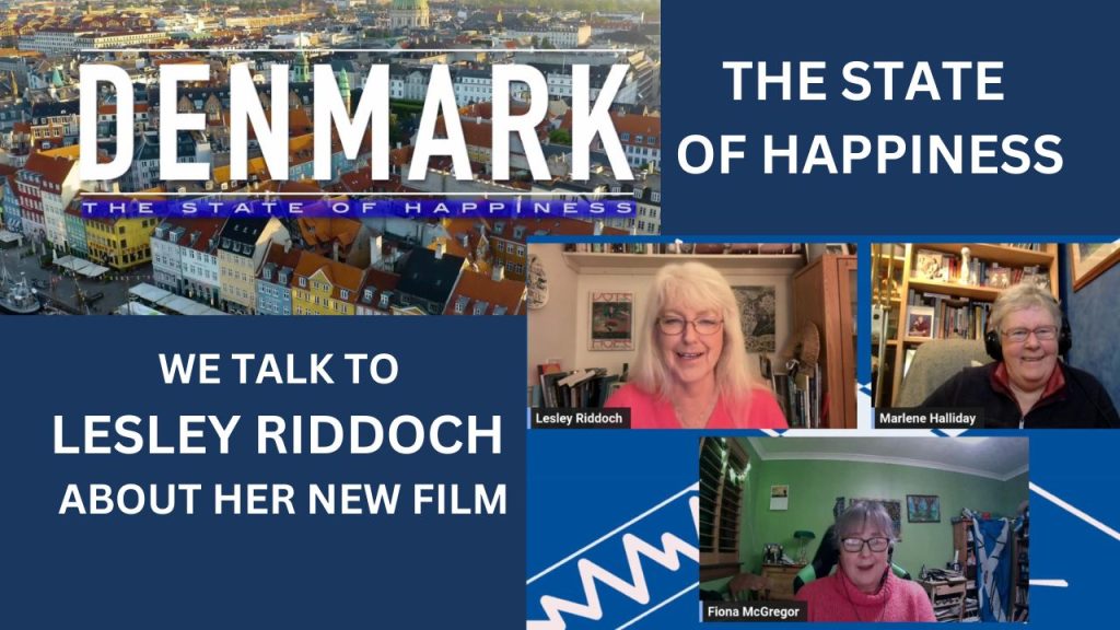 Award winning broadcaster Lesley Riddoch joins us to chat about her new film Denmark - the State of Happiness.

The film is currently on tour all around Scotland with a Q+A session with Lesley at each screening. We managed to catch up her in between gigs to find out more about her trip to Denmark, who she spoke and what strikes her about Denmark as a model for an independent Scotland.