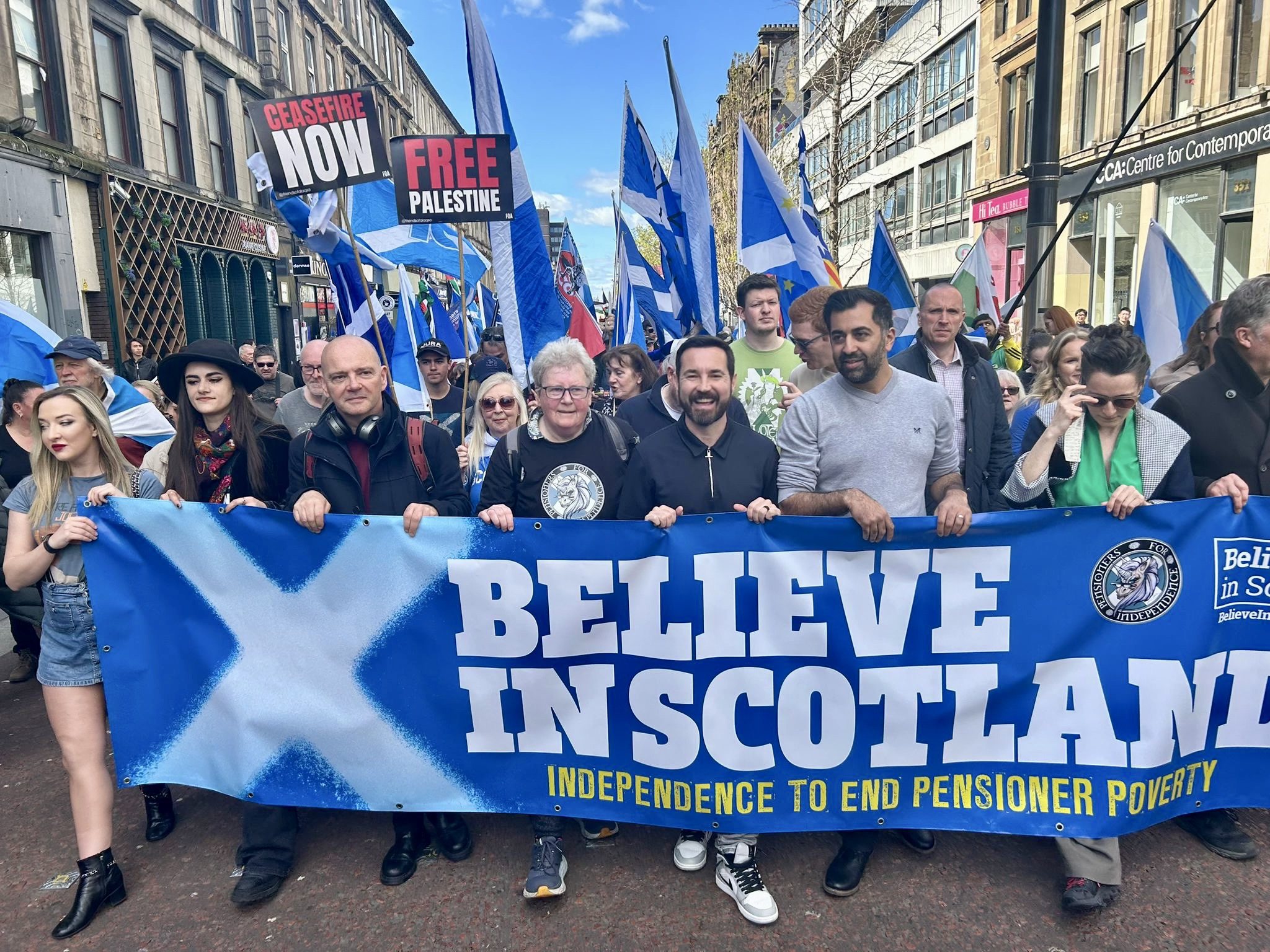 Independence Rally. Speaking up for Scotland