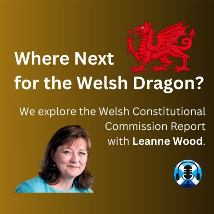 Leanne Wood. Welsh Constitutional Commission. Welsh Dragon