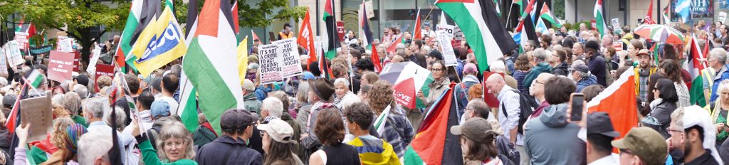 Rally for Palestine. Edinburgh. Genocide.