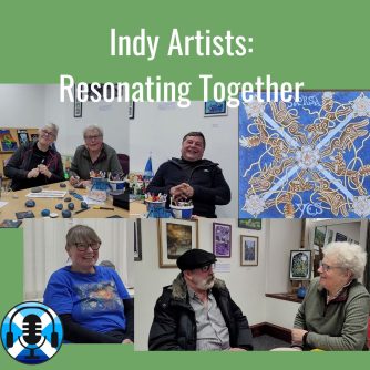 Artists for Independence. Alloa Exhibition. Yes Slates. Yes Stones.