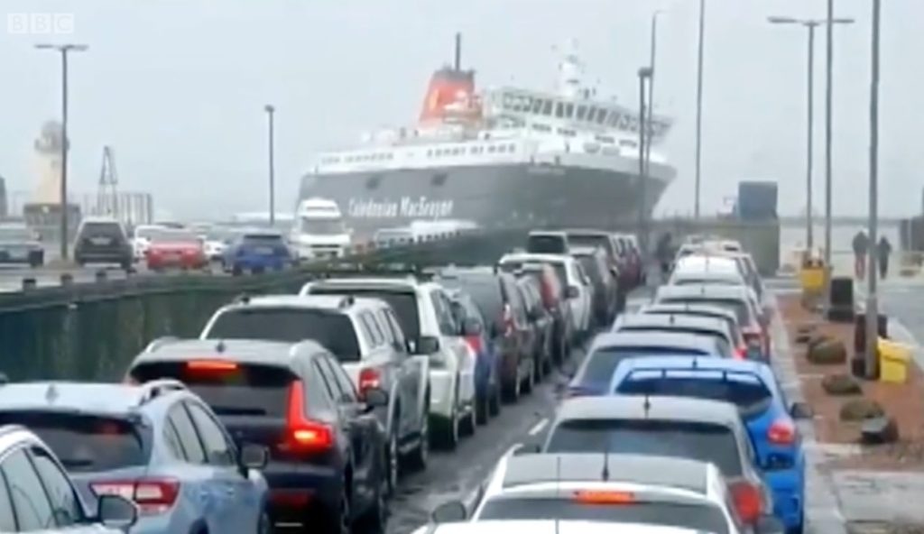 Ardrossan Harbour. Calmac. Trust Ports.