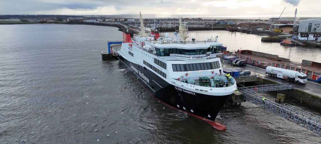 Ardrossan Harbour. Trust Ports. CalMac