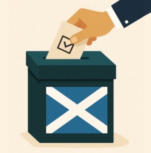 ICEC . Scotland Ballot Box