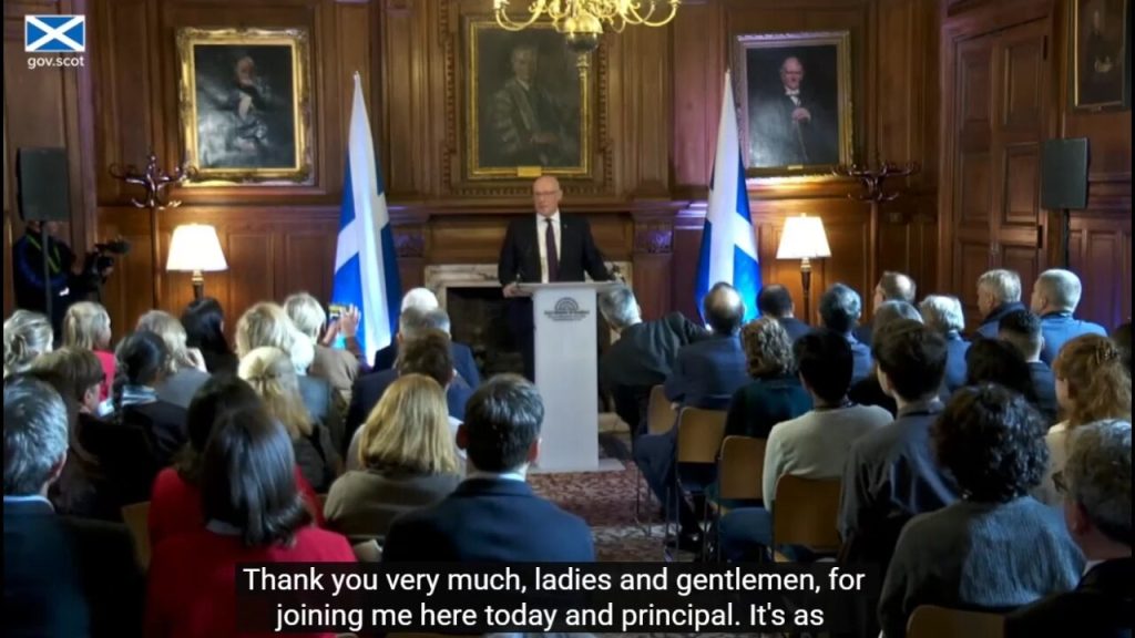 Moment of Challenge
First Minister. 
