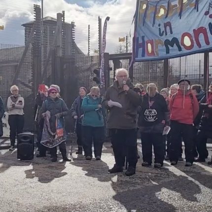 Faslane Stop the Nuclear Nightmare. Scottish CND