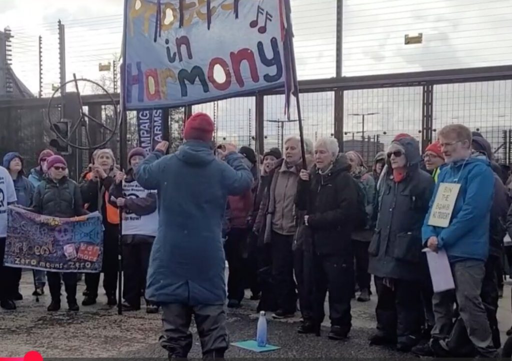 Faslane Stop the Nuclear Nightmare. Scottish CND