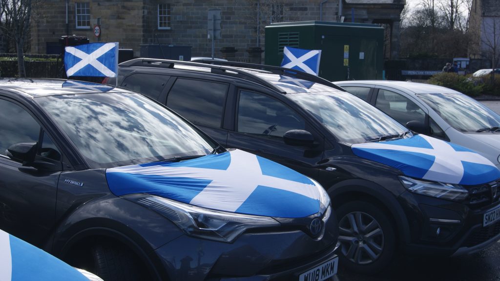 Journey to Independence . Convoy. Galashiels