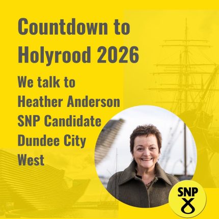 Countdown to Holyrood 2026. Dundee City West. Heather Anderson