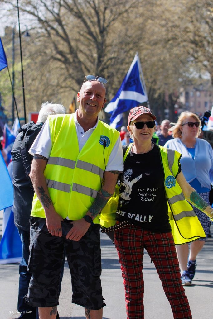AUOB Stirling Bannockburn March and Rally. Grass roots activism