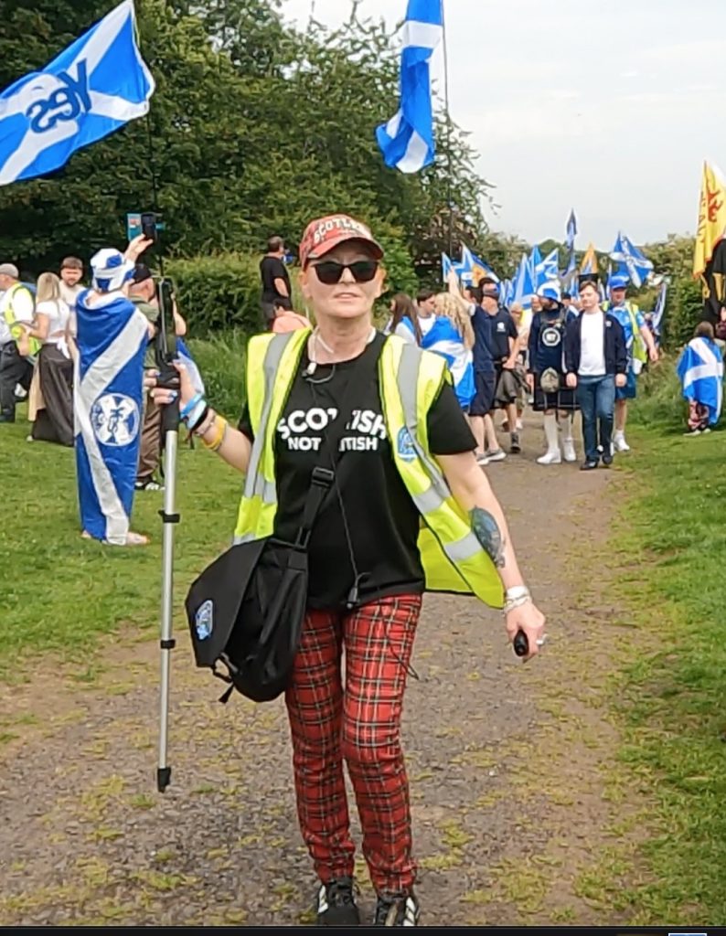 AUOB Stirling Bannockburn March and Rally. Grass roots activism