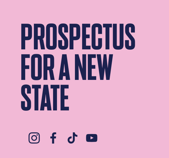 Prospectus for a New State. Logo. Commonweal
